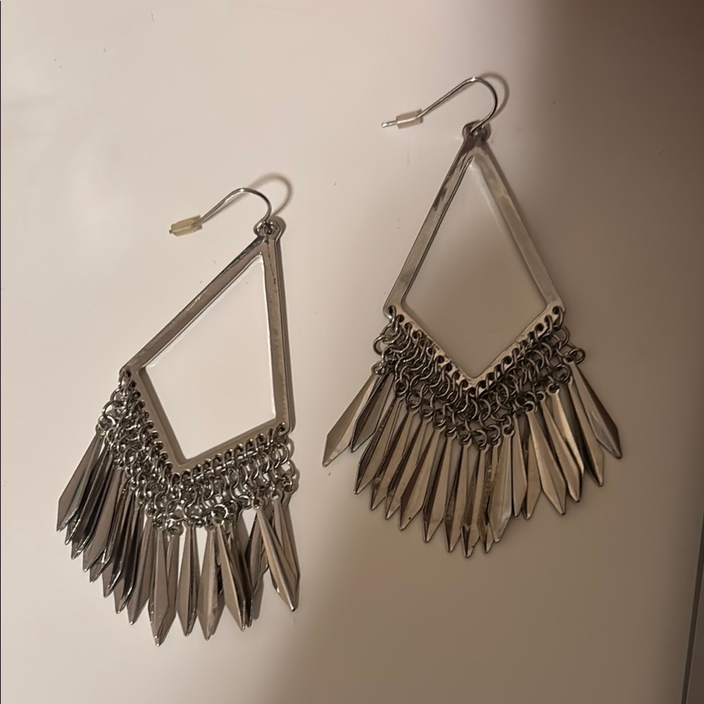 Elegant Silver Dangle Earrings